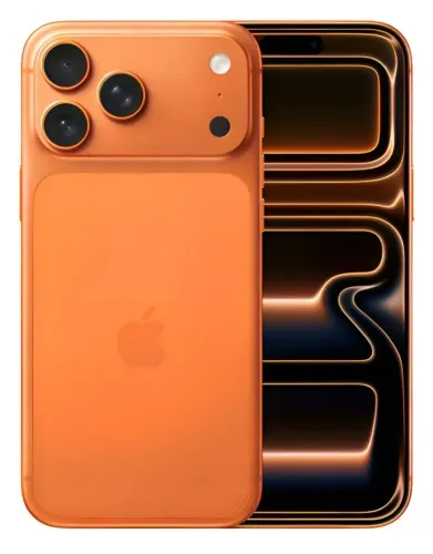 iPhone 17 Pro Max 1TB | E-SIM<br><br>Prata ? R$ 10.099<br>Laranja ? R$ 10.099
