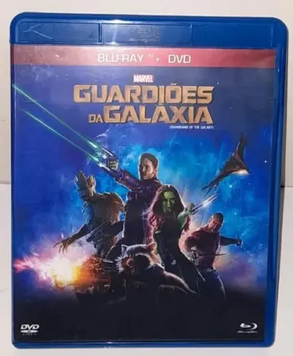Guardiões Da Galáxia - Duplo,Blu-Ray + Dvd - Marvel/Disney - 2014 - Em Muito Bom Estado