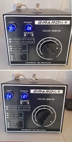 Transformador Regulador De Voltagem 110/127 V Saída Bivolt 127 ou 220v 3500w