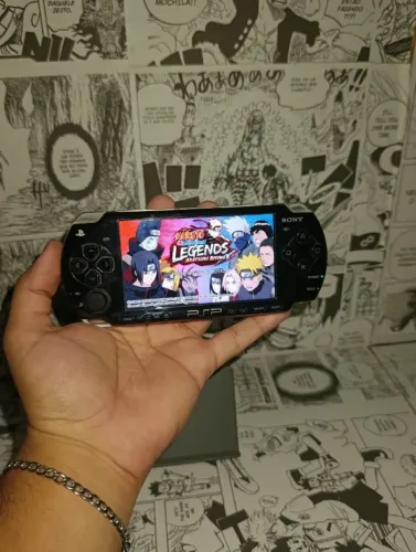 Console Sony PSP 3000 Slim Bateria Nova E Carregador Original