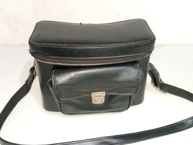 bolsa para câmera fotos&vídeo couro vintage