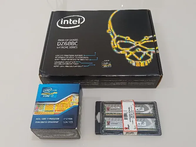 Kit Intel Core i7 2700K + Intel DZ68BC + Kingston DDR3 KHX1600C9D3P1K2-8G