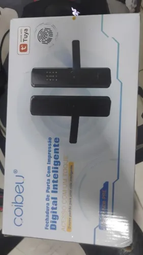 Fechadura Eletronica Digital Wifi Tuya Biometria Coibeu