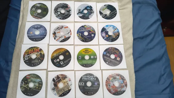 Lote 52 Jogos PS3 mídia física