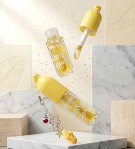 ? Lip Gloss Banana Bobbi Rara - Brilho, Hidratação e Muito Charme