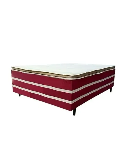 Cama Box D28 Luxo Premoli 138 x 1.88 x Alt. 60 cm Vermelha Variação de Cor