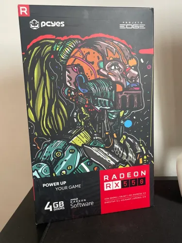 Placa de vídeo Randeon rx 550 4gb