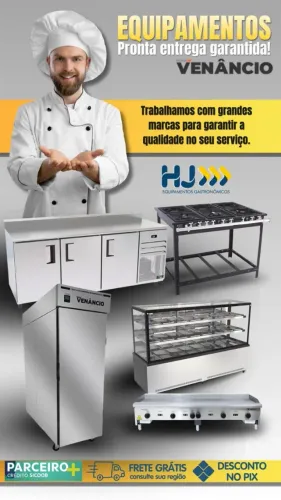 Bh equipamento industrial para gastronomia linha completa Venâncio orçamento