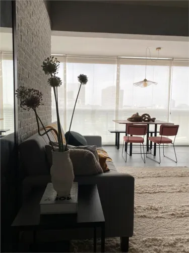 Apartamento à venda no Praça São Paulo todo mobiliado, Chácara Santo Antônio. 53m², 1 suít
