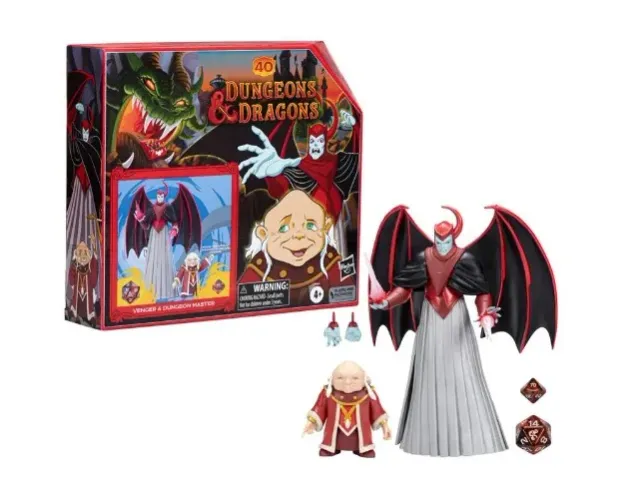 Pack 2 Figuras Caverna Do Dragão Hasbro Vingador e Mestre Dos Magos Lacrado