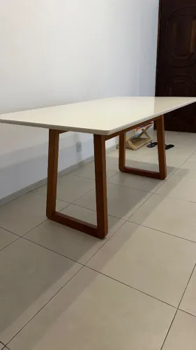 MESA MADEIRA TOK & STOK - SALA COZINHA - MUITO NOVA
