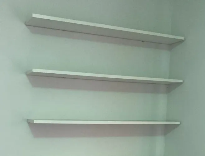 3 prateleiras 90 x 15 cm com suportes invisíveis pronta entrega por apenas 120,00