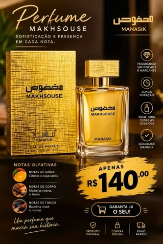 Perfume Árabe Masculino 