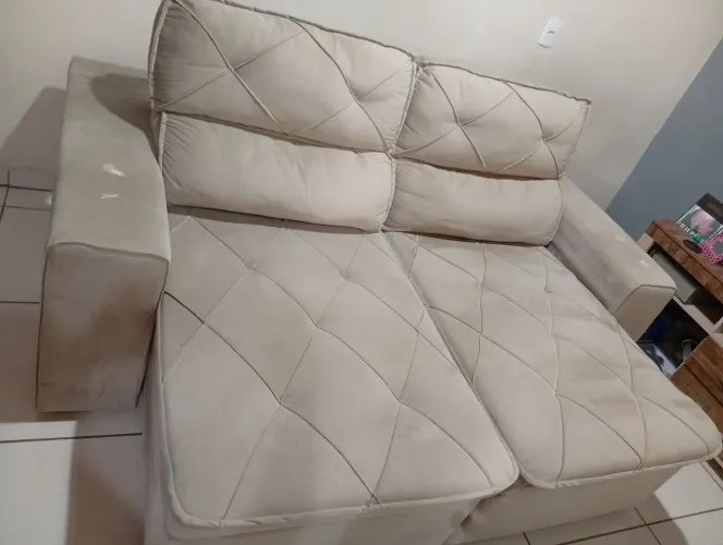 Vendo/Troco sofá retrátil e reclinável