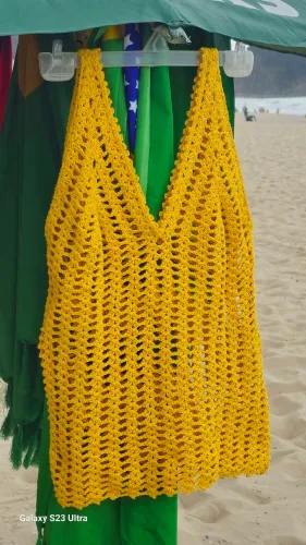 Blusa em crochê