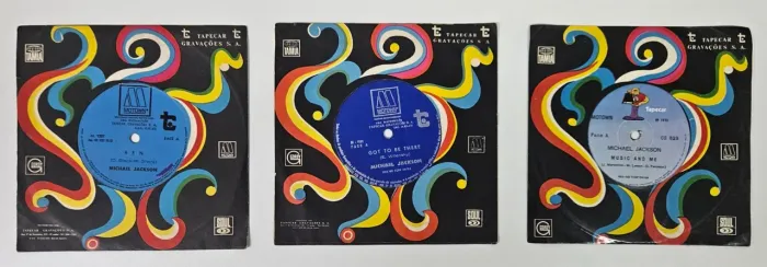 3 Discos Compactos de Vinil - Michael Jackson