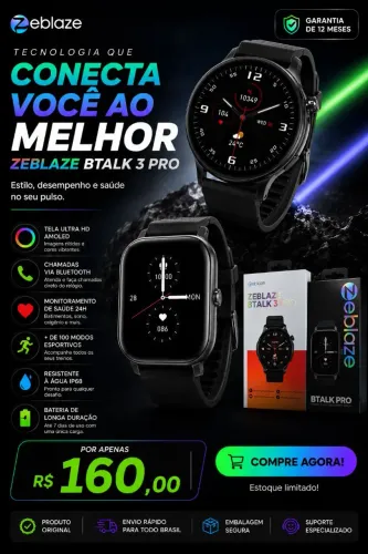 SmartWatch zeblaze - lacrados