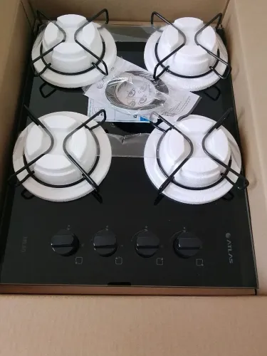 Cooktop 4 bocas novo com nota fiscal