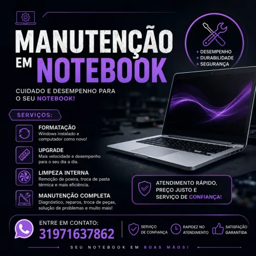 Manutenção em Notebooks