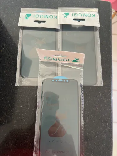 Capa e película para iPhone 12 Pro novo