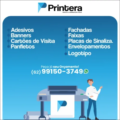 Gráfica e Comunicação Visual em Goiânia | Adesivos, Banners, Fachadas e Cartões
