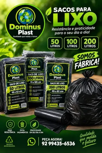 SACOS PARA LIXOS DIRETO DE FABRICA
