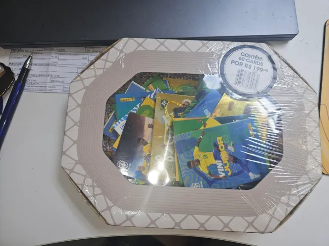 Estádio com cards copa do mundo 2022