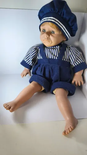 Boneco Bebê Chorando triste expressões antigo raridade