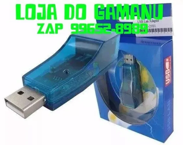 Adaptador Ethernet Usb Rj5 Placa Rede Externa Pc Notebook