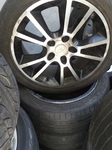 Roda aro 17 gm vectra elite preta com diamantado 5x110 