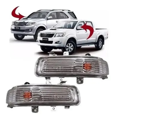 Par Pisca Seta Retrovisor Toyota Hilux SW4 2012 a 2015
