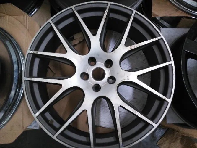 Rodas Esportivas Aro 20 Breyton 5x108 20x7,5 Off Set 42 Preta Diamantada