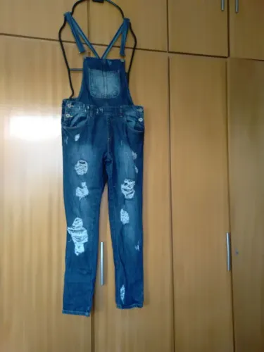 JARDINEIRA JEANS T/ P 
