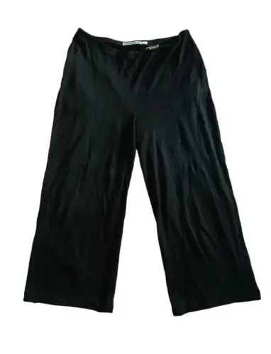 calça pantacourt preta armani vintage com cgc - TAM M