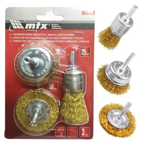 Kit escovas de aço mtx