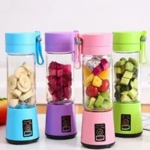 Liquidificador Portátil Recarregável USB - Perfeito para Sucos, Shakes e Smoothies!