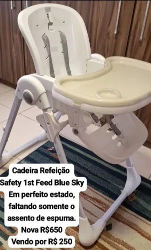 Cadeira Refeição Safety 1st Feed Blue Sky