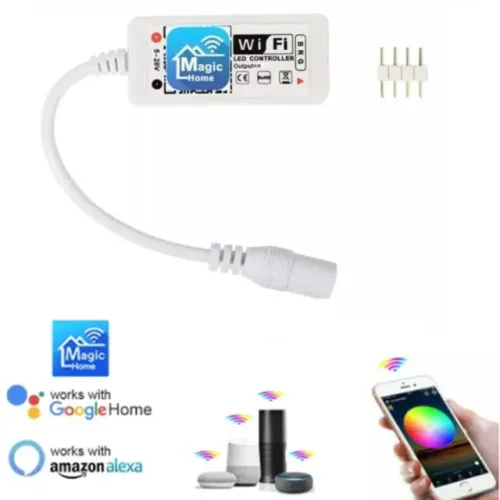 Controlador Transformador Fita Led Wifi Alexa E Google Home - COD 1185
