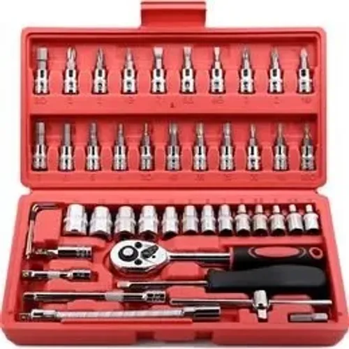 Kit Chave Conjunto com 46 chaves catraca