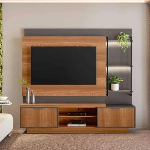 Home Theater 2,00m Amêndoa com LED t43