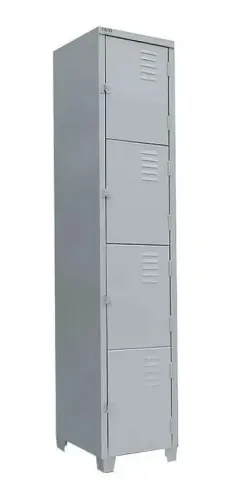 Armário Roupeiro de Aço Locker 4 Portas Pequenas 