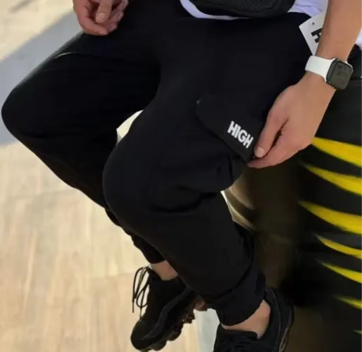 Calça cargo high masculina