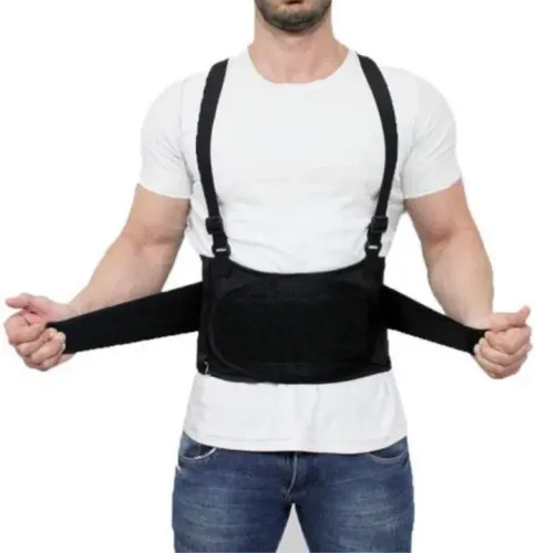 Faixa Lombar Ergonômica com Suspensório BW4026