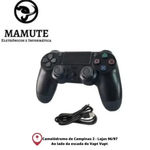 Controle Ps4 Joystick Sem Fio Compatível Play Recarregável