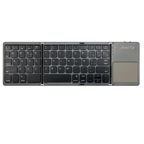 Mini Teclado Dobrável Touch Bluetooth 3.0 Android Pc Ios