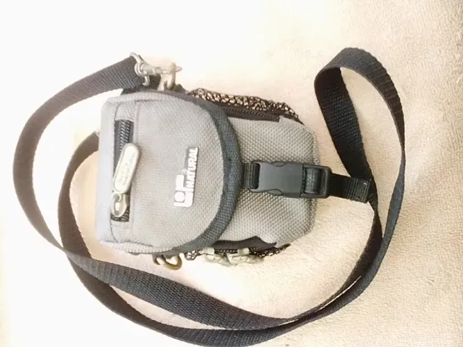 Bolsa a tira colo de ombro para camera digital da natural