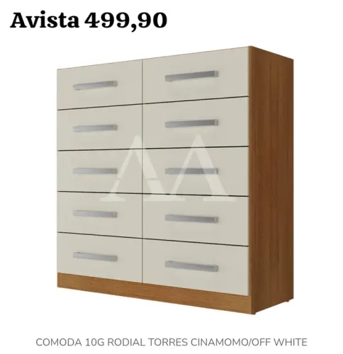 Cômoda apenas 499,99
