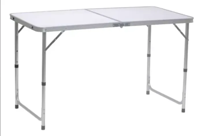 Mesa de Alumínio Dobrável Maleta Para Acampamento 120cm