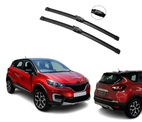 Par de Palheta do Limpador do Para-Brisa Renault Captur_Instalação Grátis na Hora