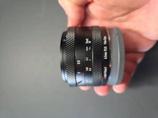 Lente AstroHori 6.5mm F2.0 Fish-Eye para Sony e mount